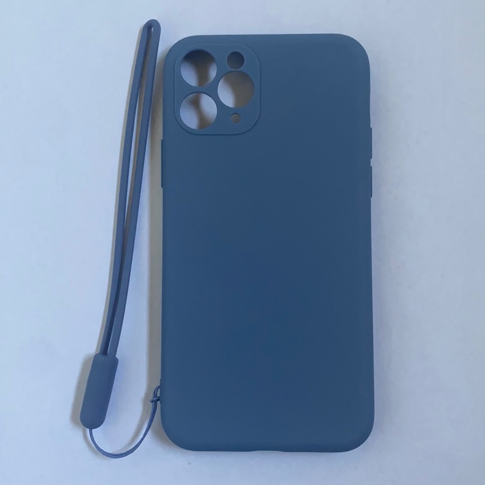 Silicone IPhone 11 Pro Case with Lanyard